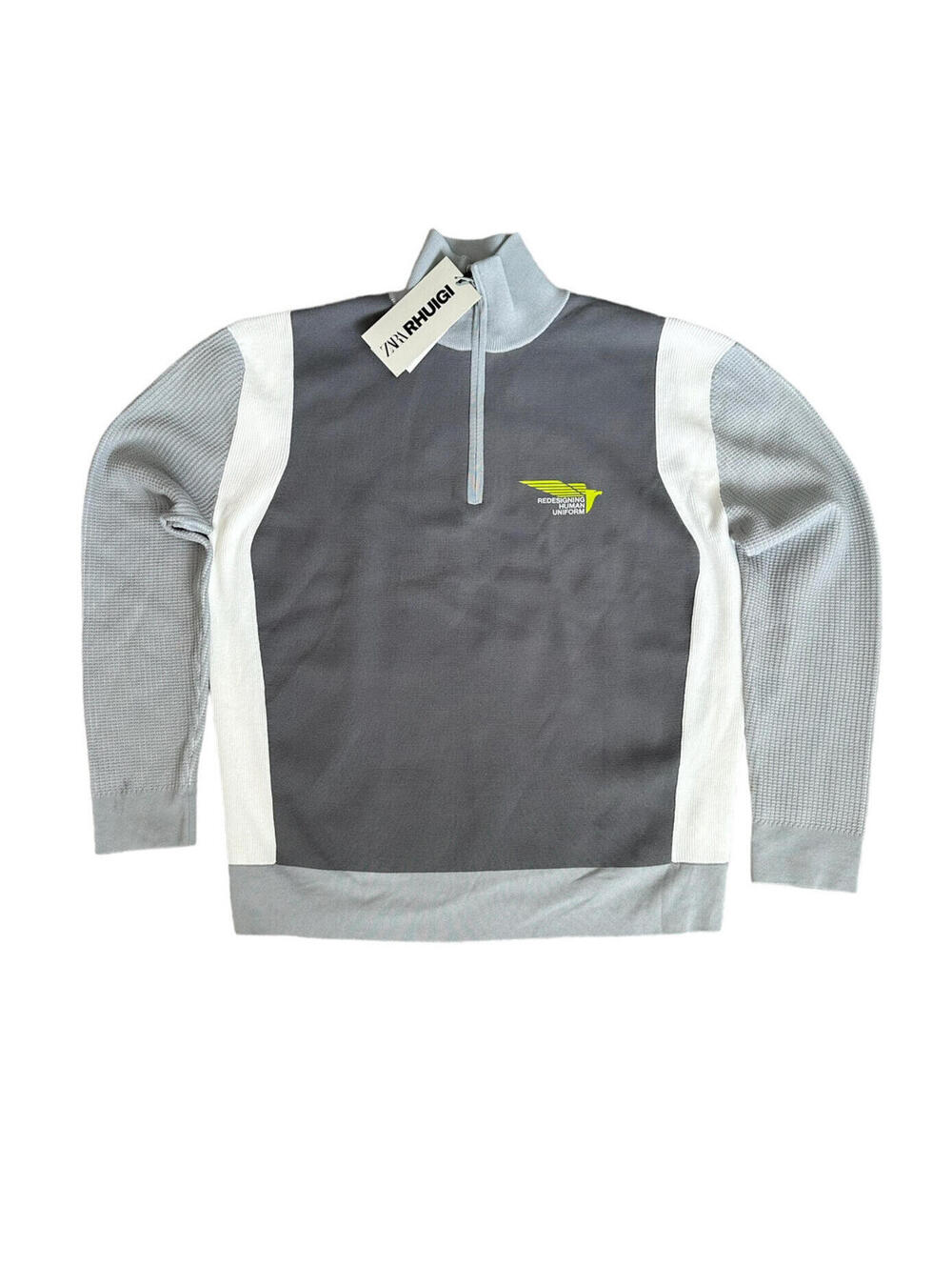 Zara Rhuigi Project Human Uniform Gray Long Sleeve Jacket Men’s Size XL New